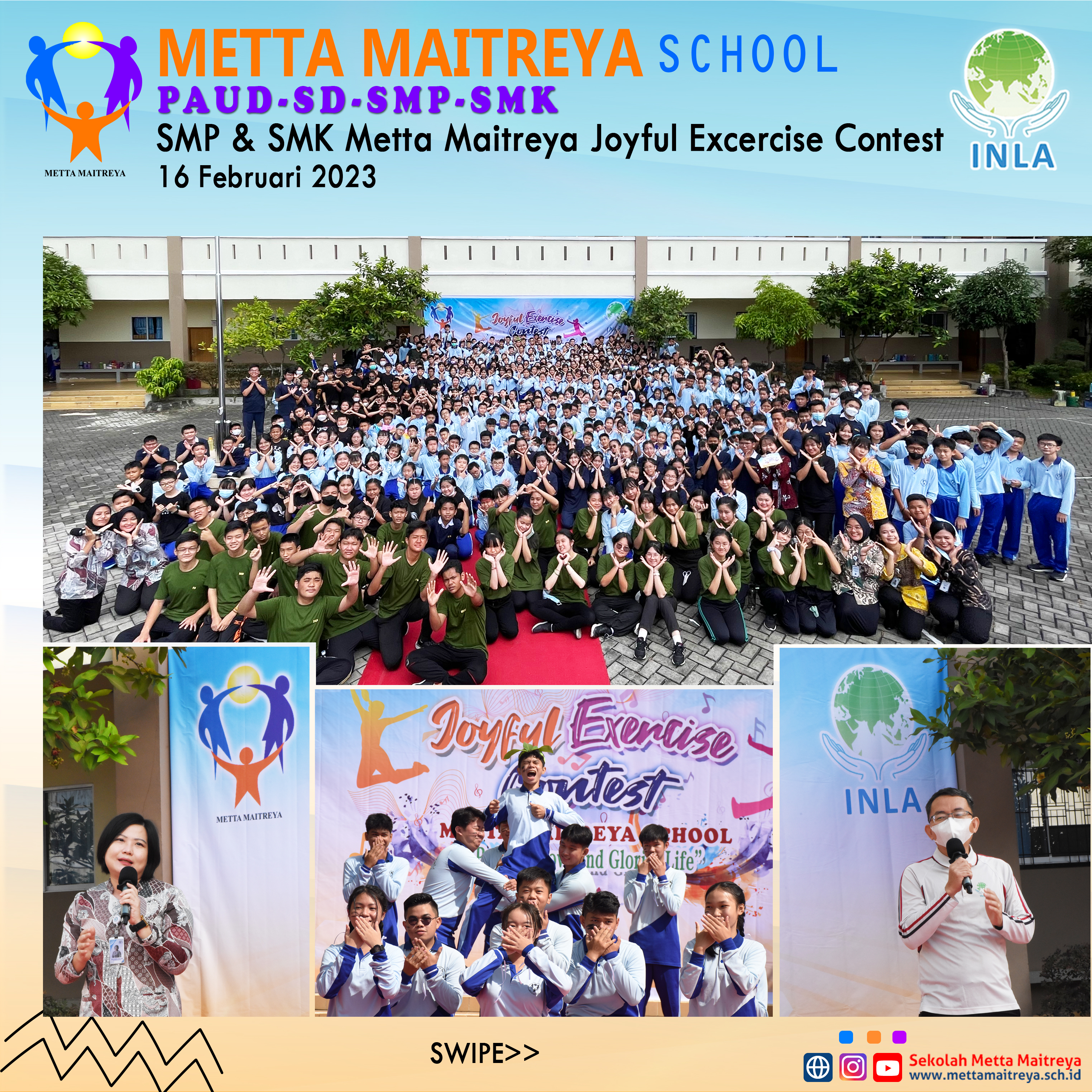 SMP & SMK Metta Maitreya Joyful Exercise Contest